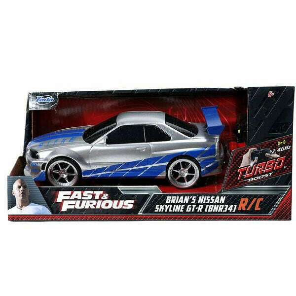 Toys N Tuck:Fast & Furious R/C 1:24 - Brian's Nissan Skyline GR-R [BNR344],Fast & Furious