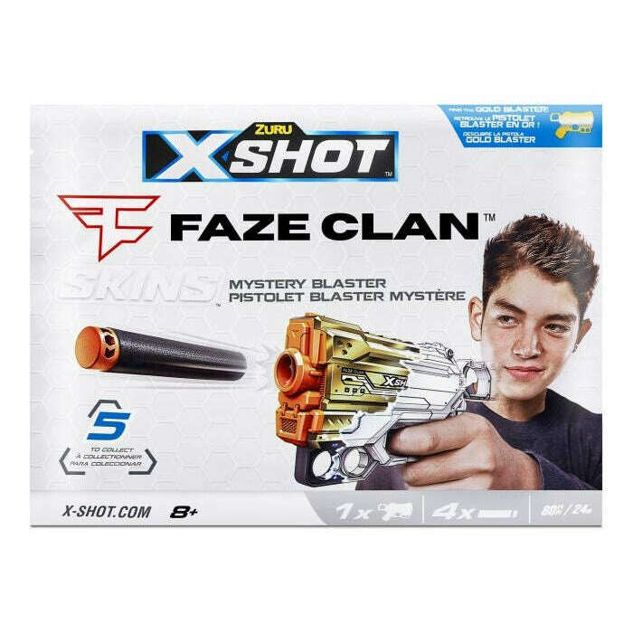 Toys N Tuck:X Shot Skins Menace - Faze Clan Mystery Blaster,X Shot