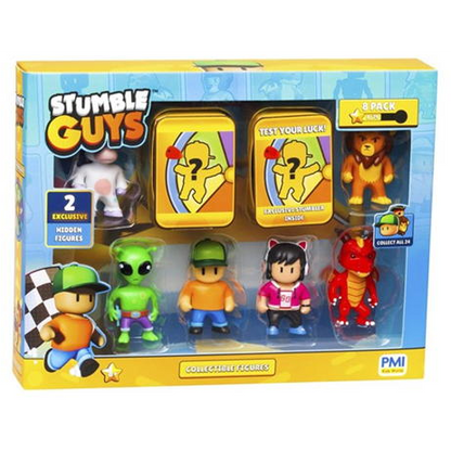 Toys N Tuck:Stumble Guys Collectible Figures 8 Pack,Stumble Guys