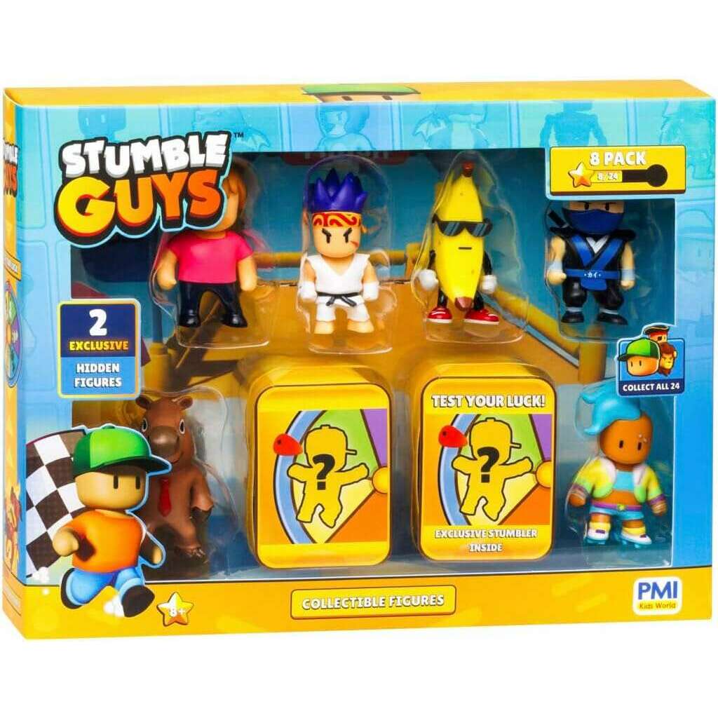 Toys N Tuck:Stumble Guys Collectible Figures 8 Pack,Stumble Guys