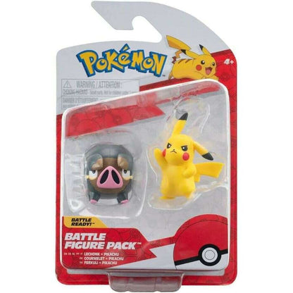 Toys N Tuck:Pokemon Battle Figure Pack - Lechonk,Pikachu,Pokemon