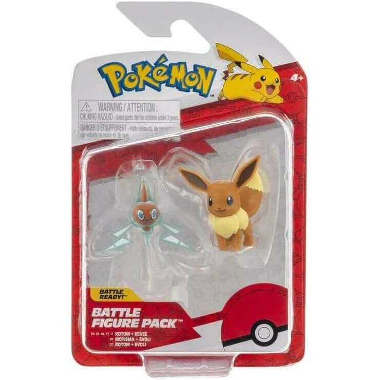 Toys N Tuck:Pokemon Battle Figure Pack - Rotom,Eevee,Pokemon