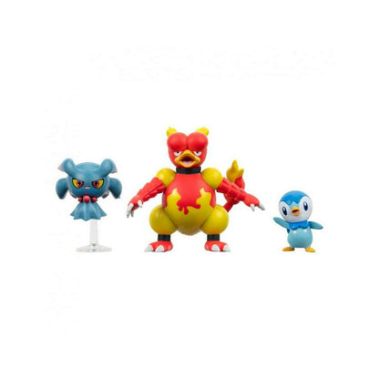 Toys N Tuck:Pokemon Battle Figure Set - Misdreavus,Magmar,Piplup,Pokemon