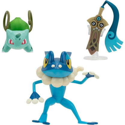 Toys N Tuck:Pokemon Battle Figure Set - Honedge,Frogadier,Bulbasaur,Pokemon