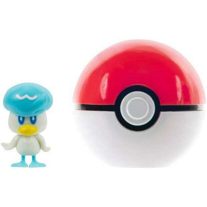 Toys N Tuck:Pokemon Clip 'N' Go - Quaxly And Poke Ball,Pokemon