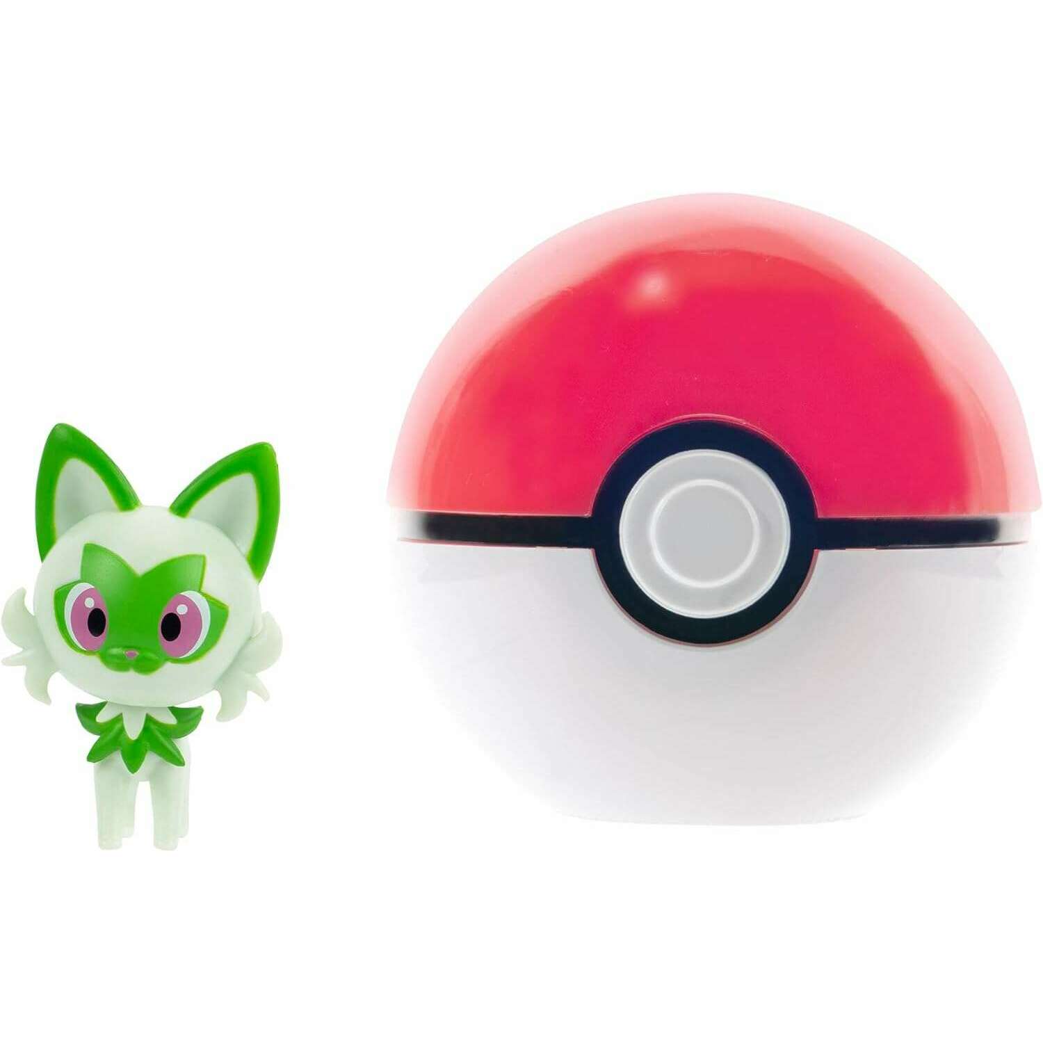 Toys N Tuck:Pokemon Clip 'N' Go - Sprigatito And Poke Ball,Pokemon