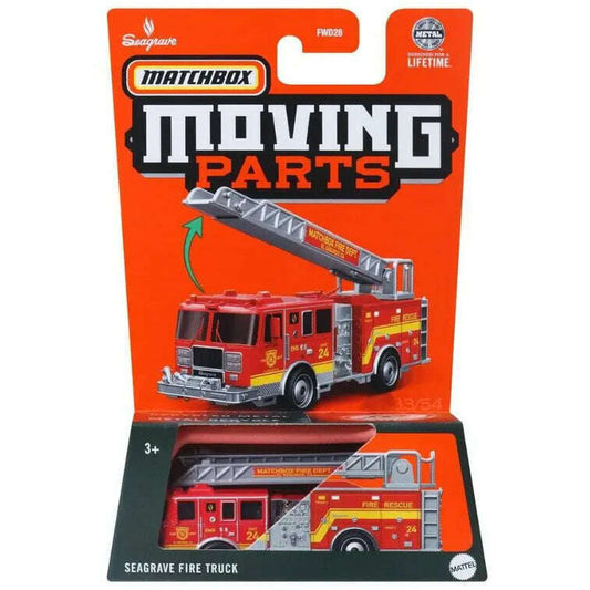 Toys N Tuck:Matchbox Moving Parts Seagrave Fire Truck (HVM99),Matchbox