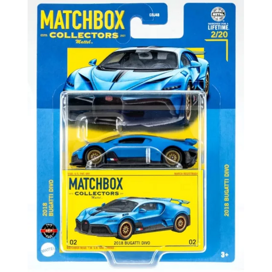 Toys N Tuck:Matchbox Collectors 2018 Bugatti Divo (2/20),Matchbox