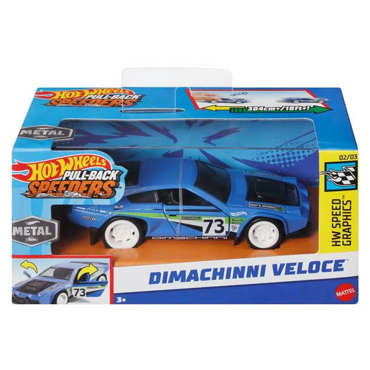 Toys N Tuck:Hot Wheels Pull-back Speeders Dimachinni Veloce,Hot Wheels