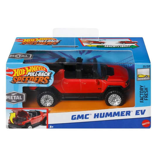 Toys N Tuck:Hot Wheels Pull-back Speeders GMC Hummer EV,Hot Wheels