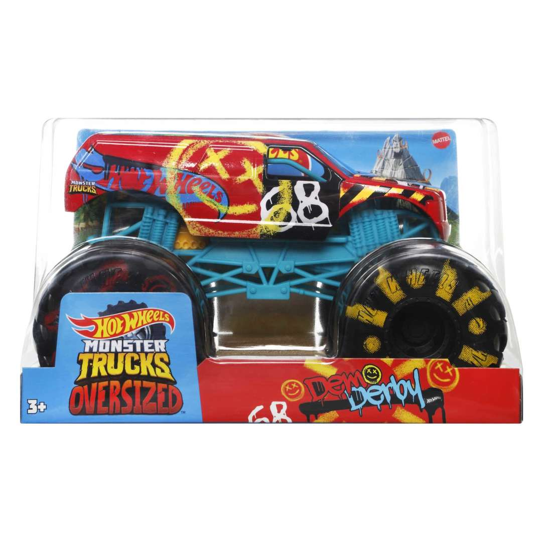 Toys N Tuck:Hot Wheels Monster Trucks Oversized - Demo Derby,Hot Wheels