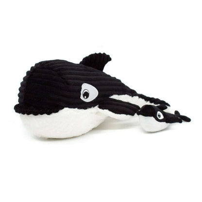 Toys N Tuck:Ptipotos Plush Black Orca with Baby,Ptipotos