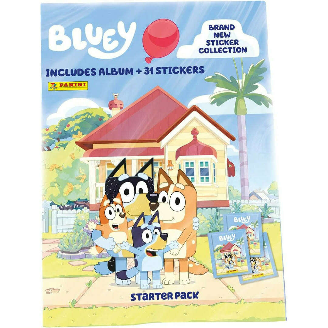 Toys N Tuck:Bluey Official Sticker Collection Starter Pack,Bluey