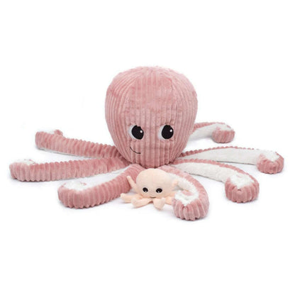 Toys N Tuck:Ptipotos Plush Pink Octopus with Baby,Ptipotos