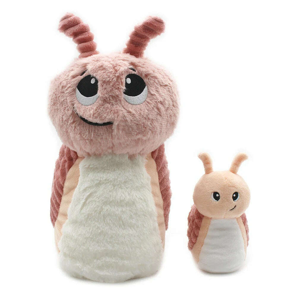 Toys N Tuck:Ptipotos Plush Pink Snail with Baby,Ptipotos