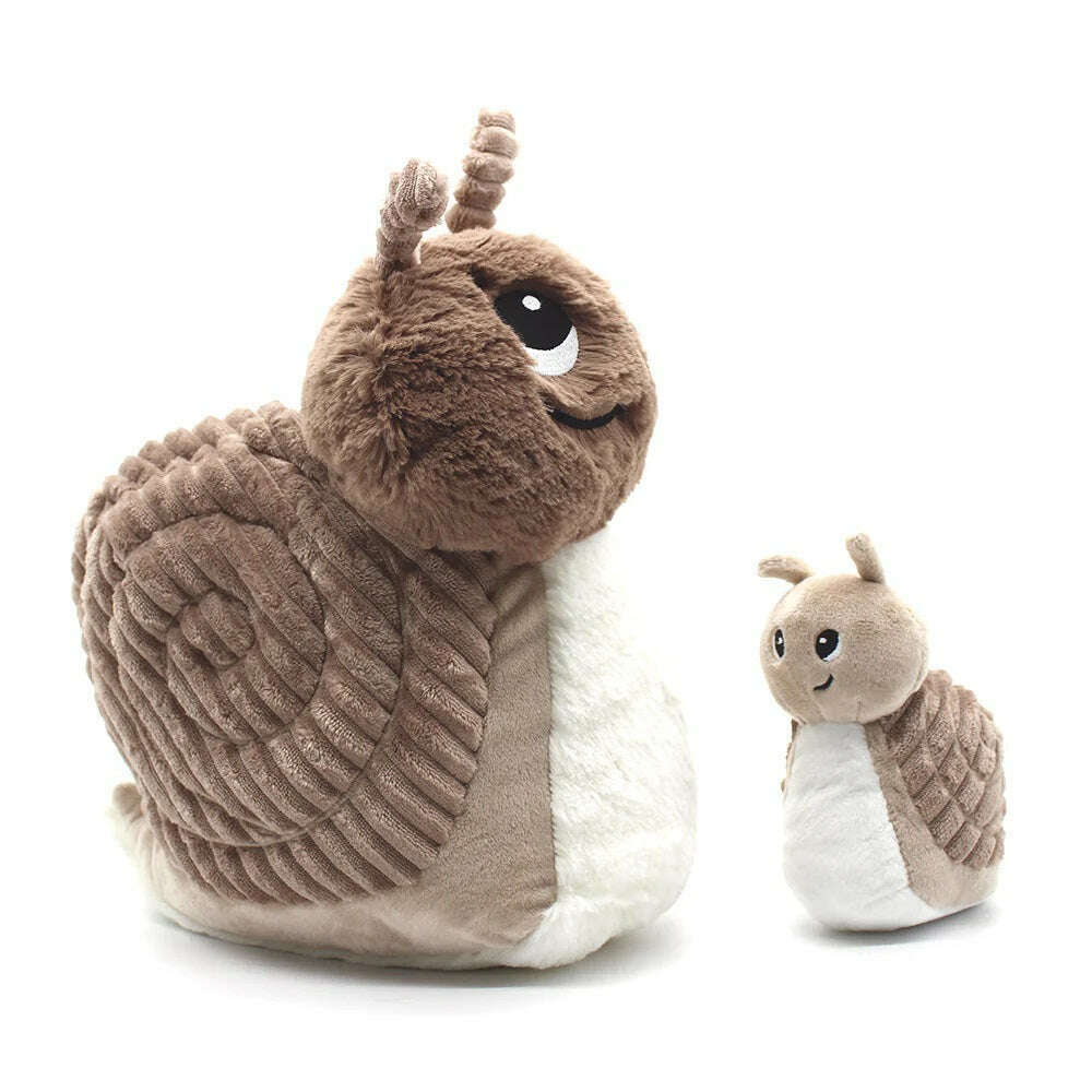 Toys N Tuck:Ptipotos Plush Brown Snail with Baby,Ptipotos