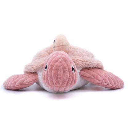 Toys N Tuck:Ptipotos Plush Pink Turtle with Baby,Ptipotos