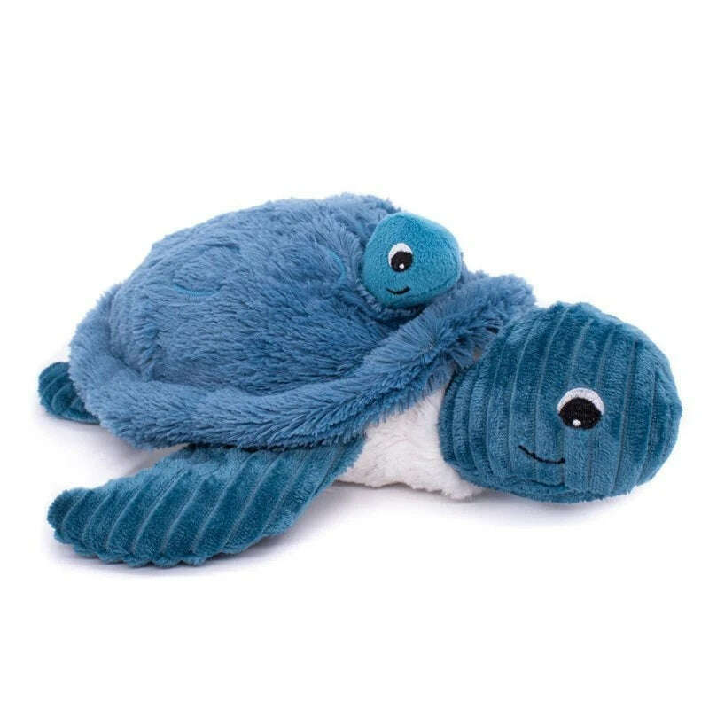 Toys N Tuck:Ptipotos Plush Blue Turtle with Baby,Ptipotos