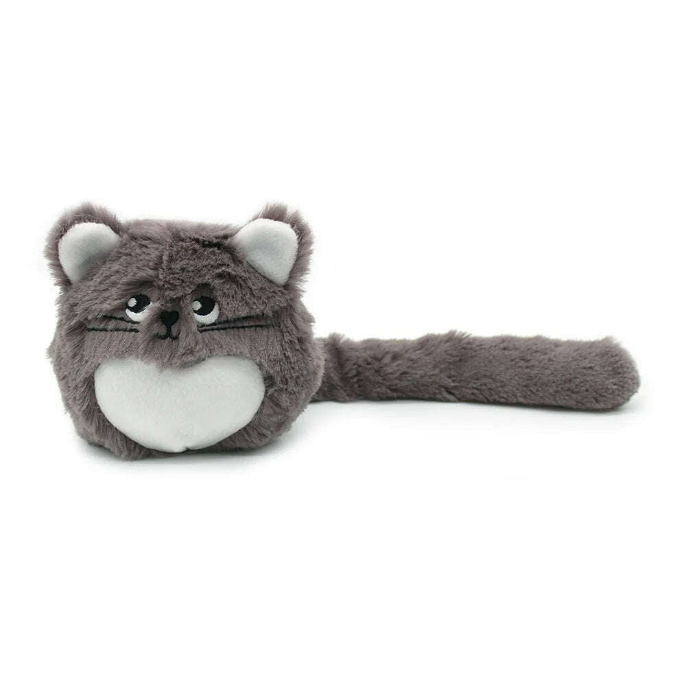 Toys N Tuck:Ptipotos Plush Grey Cat with Baby,Ptipotos