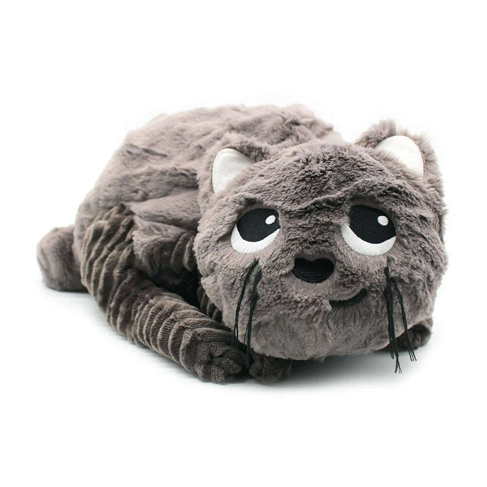 Toys N Tuck:Ptipotos Plush Grey Cat with Baby,Ptipotos