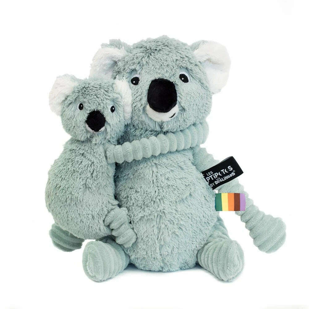 Toys N Tuck:Ptipotos Plush Mint Green Koala with Baby,Ptipotos