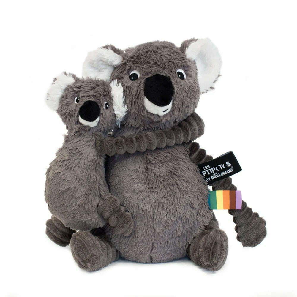 Toys N Tuck:Ptipotos Plush Grey Koala with Baby,Ptipotos