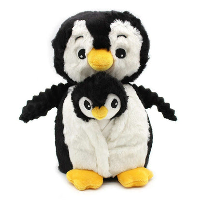 Toys N Tuck:Ptipotos Plush Black Penguin with Baby,Ptipotos