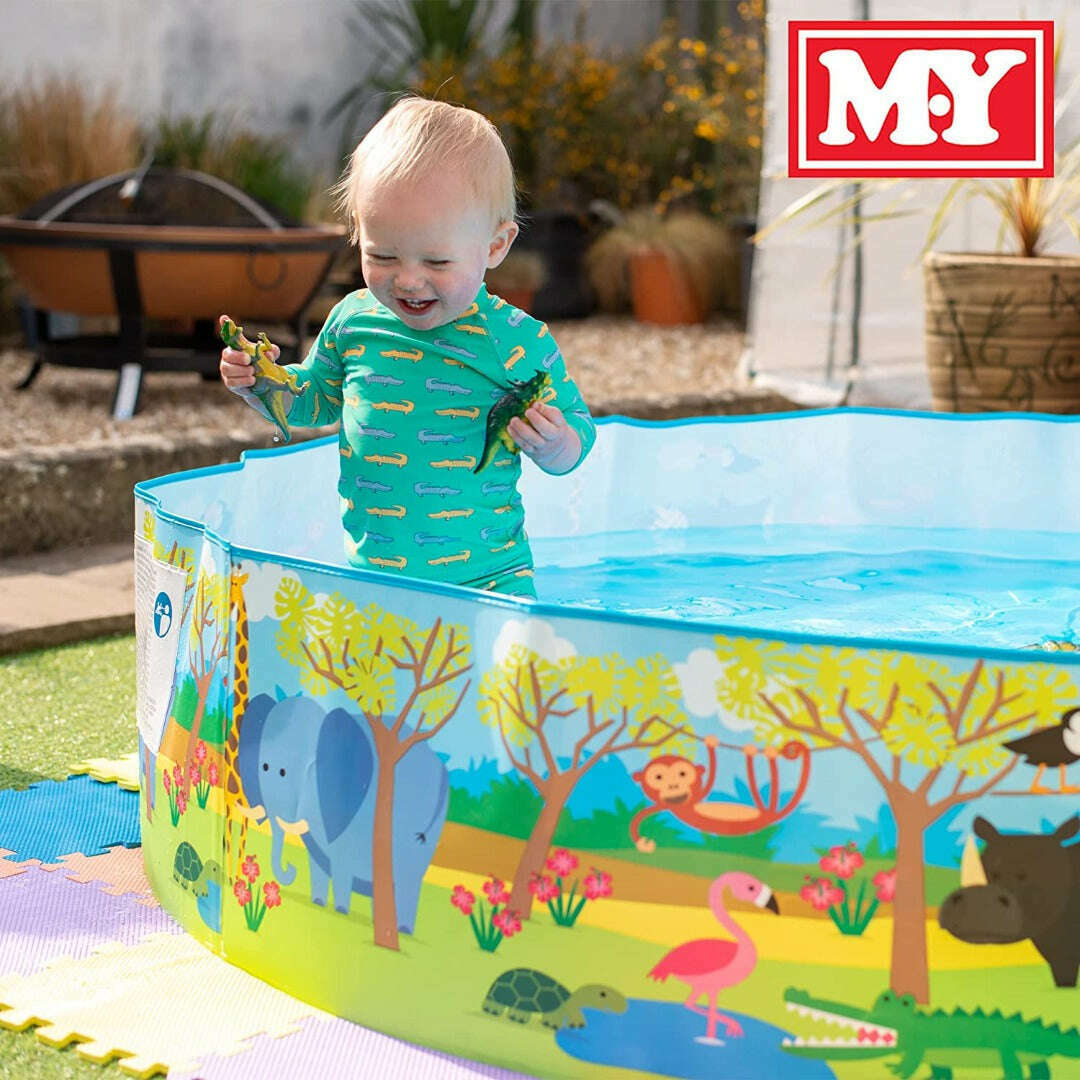 Toys N Tuck:M.Y Splash 6FT Safari Quick Set Pool,Kandy Toys