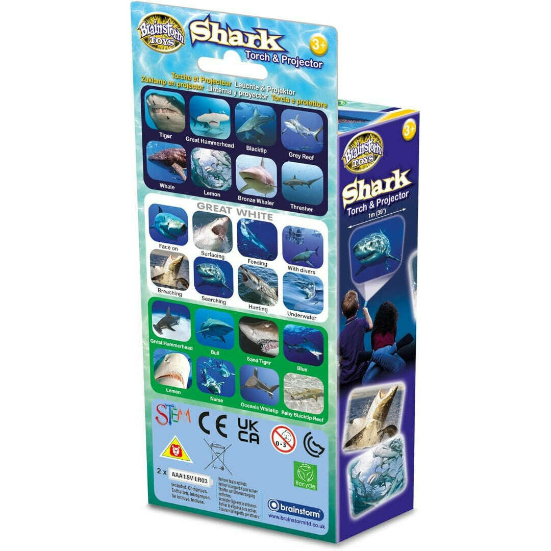 Toys N Tuck:Brainstorm Shark Torch & Projector,Brainstorm