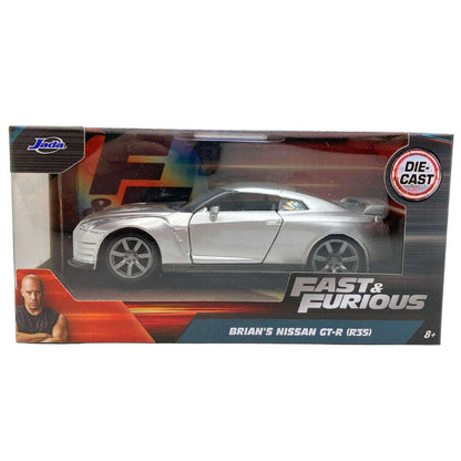 Toys N Tuck:Jada Fast & Furious 1:32 Die Cast Brian's Nissan GT-R (R35),Fast