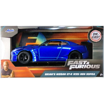 Toys N Tuck:Jada Fast & Furious 1:32 Die Cast Brian's Nissan GT-R (R35) Ben Sopra,Fast