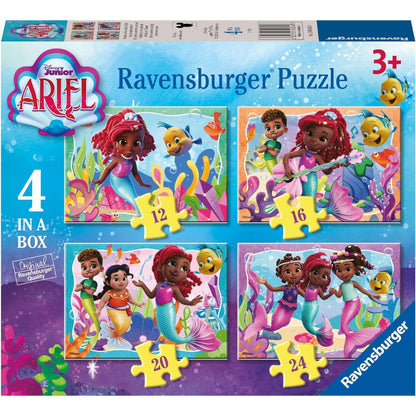 Toys N Tuck:Ravensburger 4 Puzzles in a Box Disney Junior Ariel,Disney