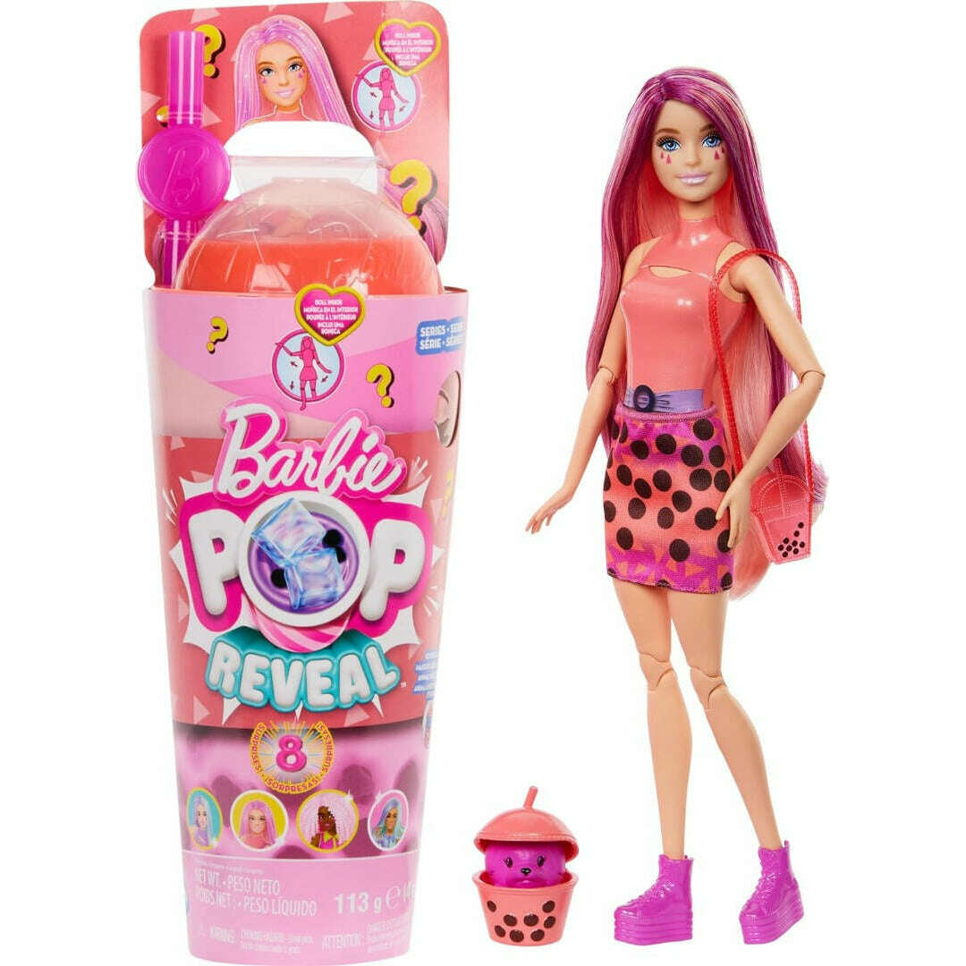 Toys N Tuck:Barbie Pop Reveal Bubble Tea Series - Mango Mochi,Barbie