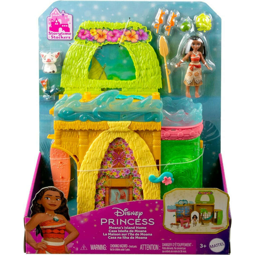 Toys N Tuck:Disney Princess Moana's Island Home Playset,Disney Princess