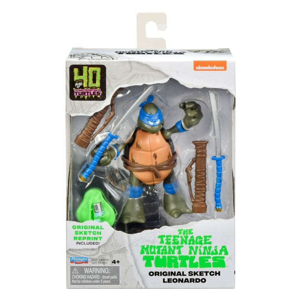 Toys N Tuck:Teenage Mutant Ninja Turtles Action Figure - Original Sketch Leonardo,Teenage Mutant Ninja Turtles