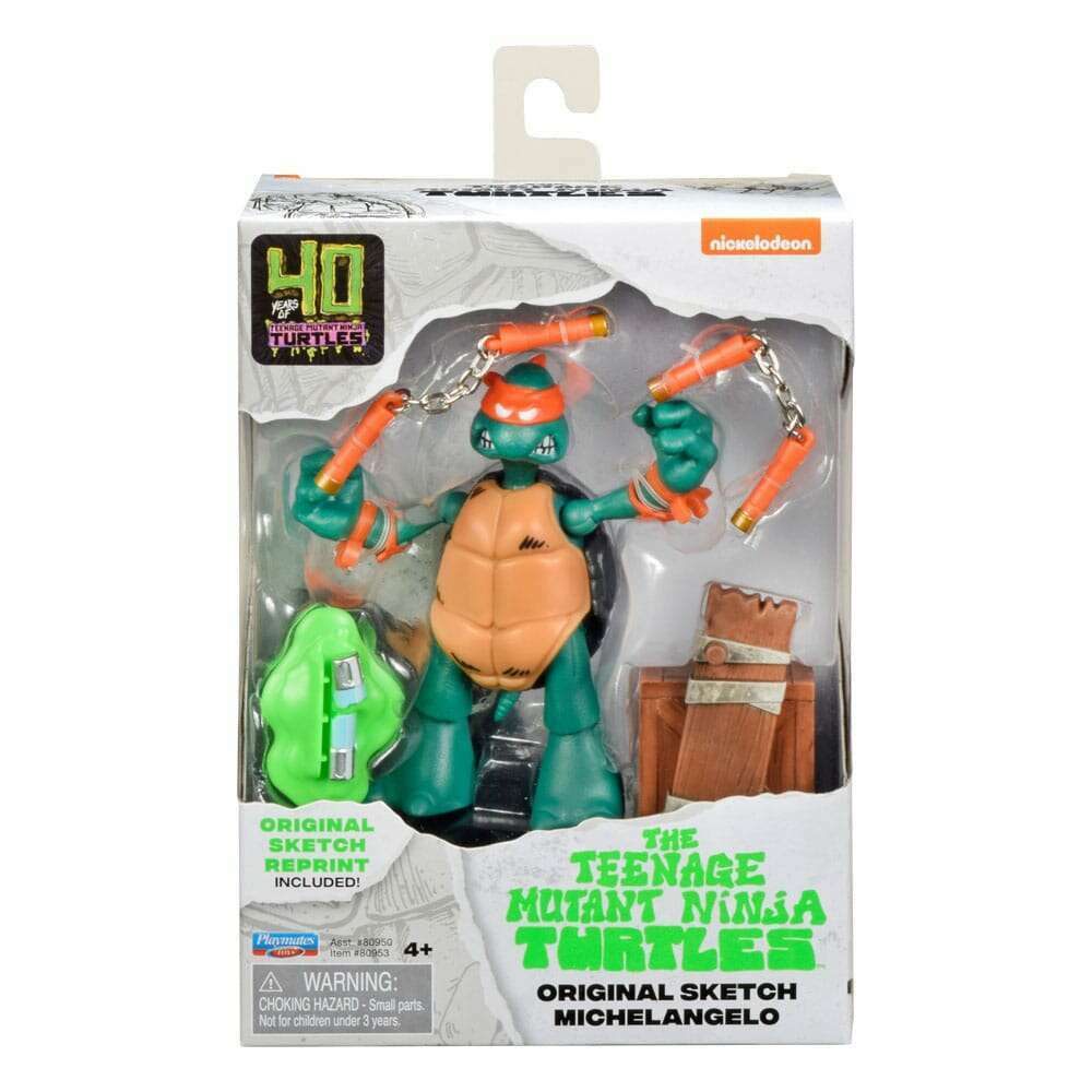 Toys N Tuck:Teenage Mutant Ninja Turtles Action Figure - Original Sketch Michelangelo,Teenage Mutant Ninja Turtles