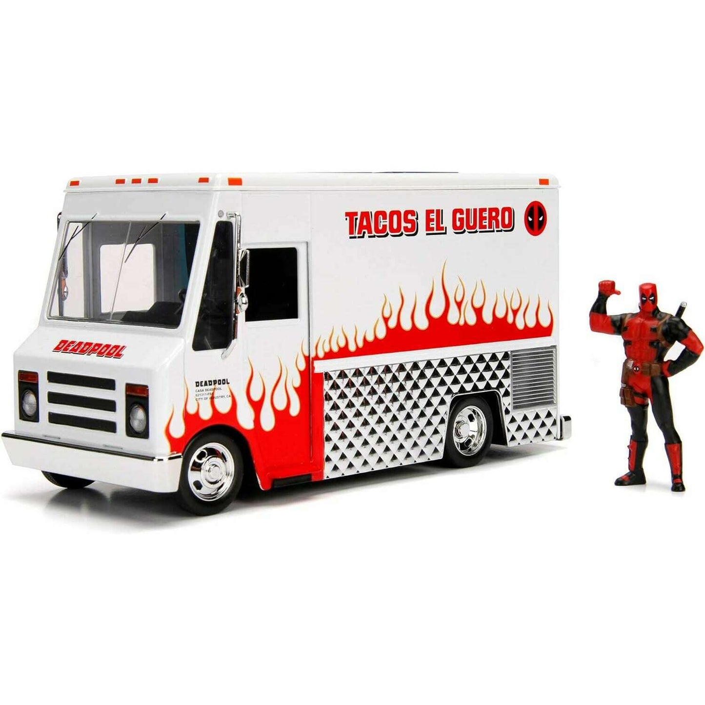 Toys N Tuck:Deadpool Taco Truck 1:24 Die Cast,Marvel