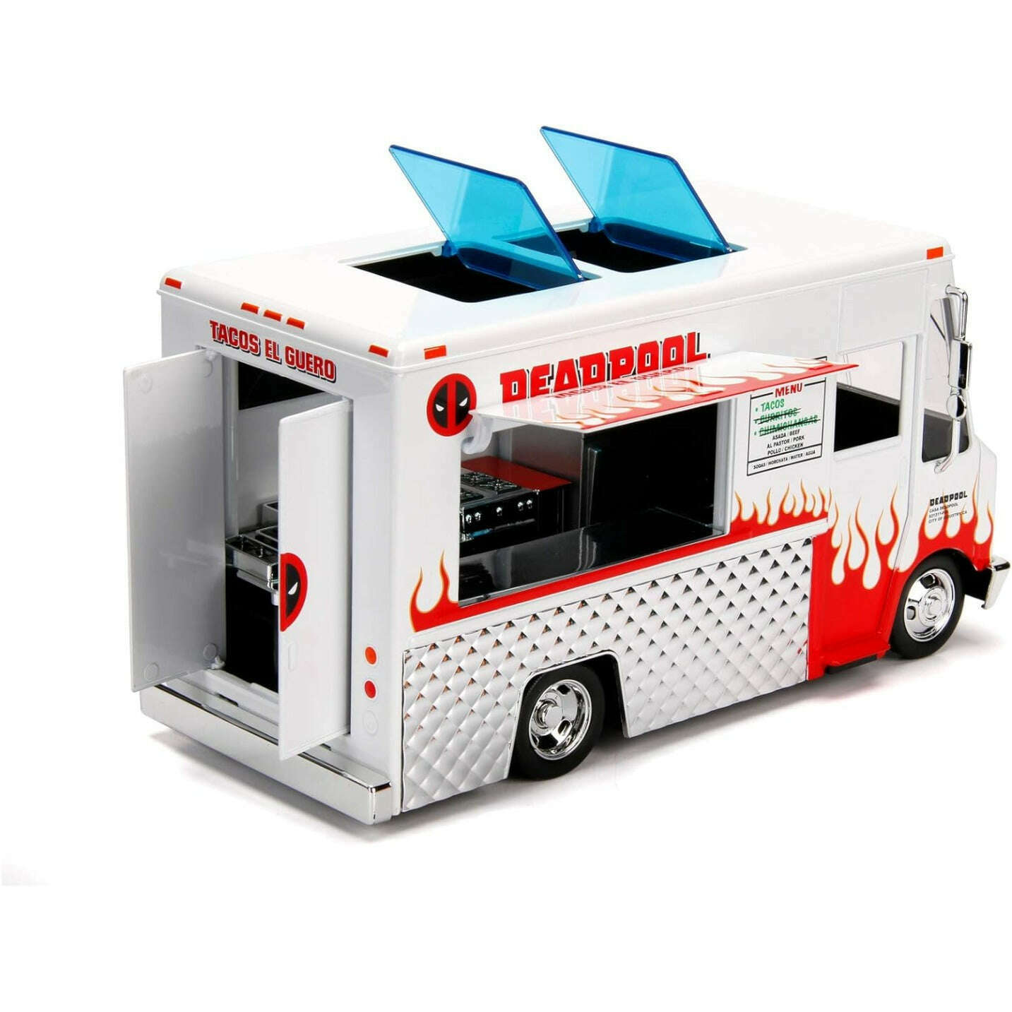 Toys N Tuck:Deadpool Taco Truck 1:24 Die Cast,Marvel