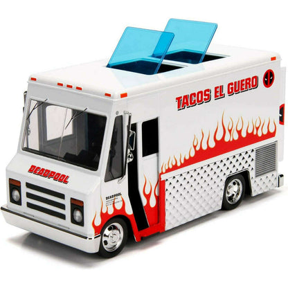 Toys N Tuck:Deadpool Taco Truck 1:24 Die Cast,Marvel