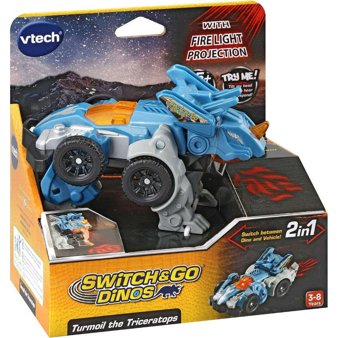 Toys N Tuck:Vtech Switch & Go Dinos Turmoil The Triceratops,Vtech