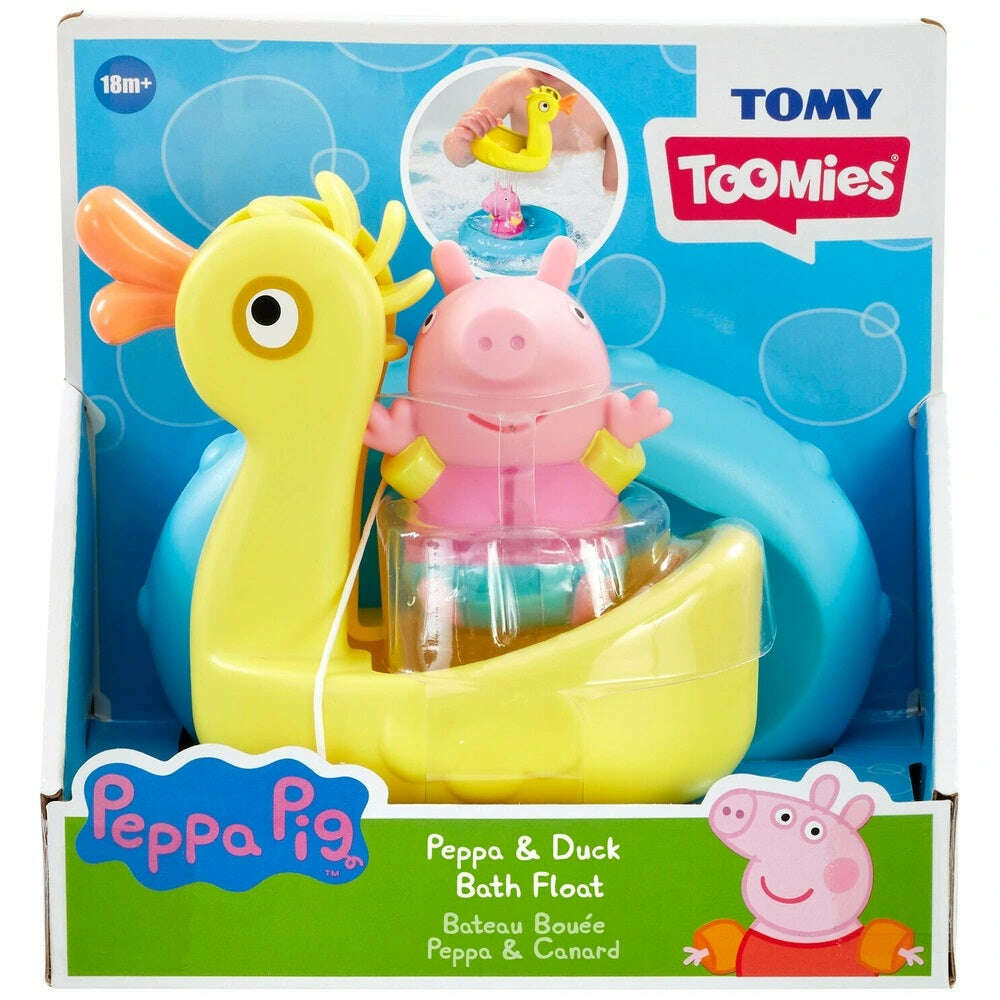 Toys N Tuck:Tomy Toomies Peppa & Duck Bath Float,Peppa Pig