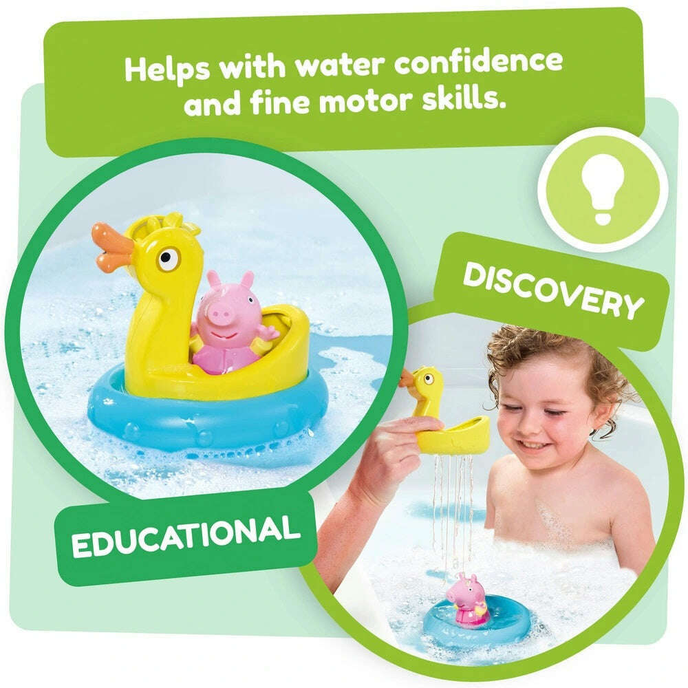 Toys N Tuck:Tomy Toomies Peppa & Duck Bath Float,Peppa Pig