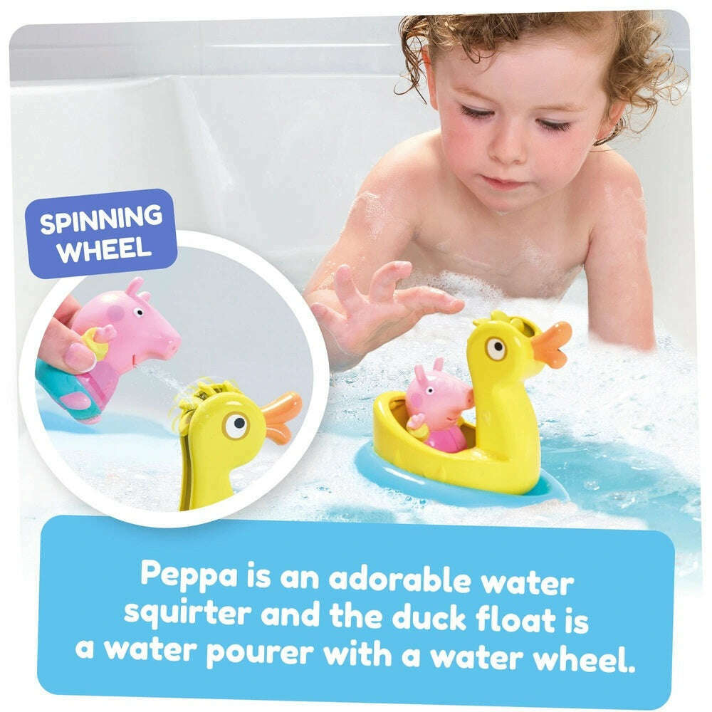 Toys N Tuck:Tomy Toomies Peppa & Duck Bath Float,Peppa Pig