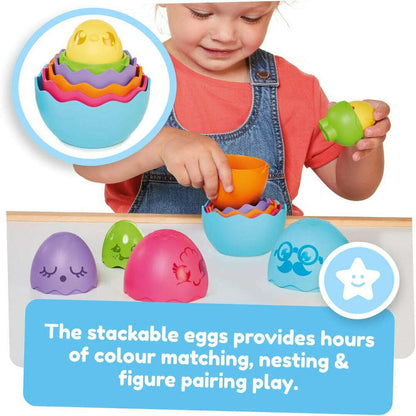 Toys N Tuck:Tomy Toomies Hide & Squeak Nesting Eggs,Tomy