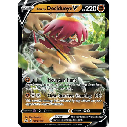 Toys N Tuck:Pokemon TCG Divergent Powers Tin - Hisuian Decidueye V,Pokemon