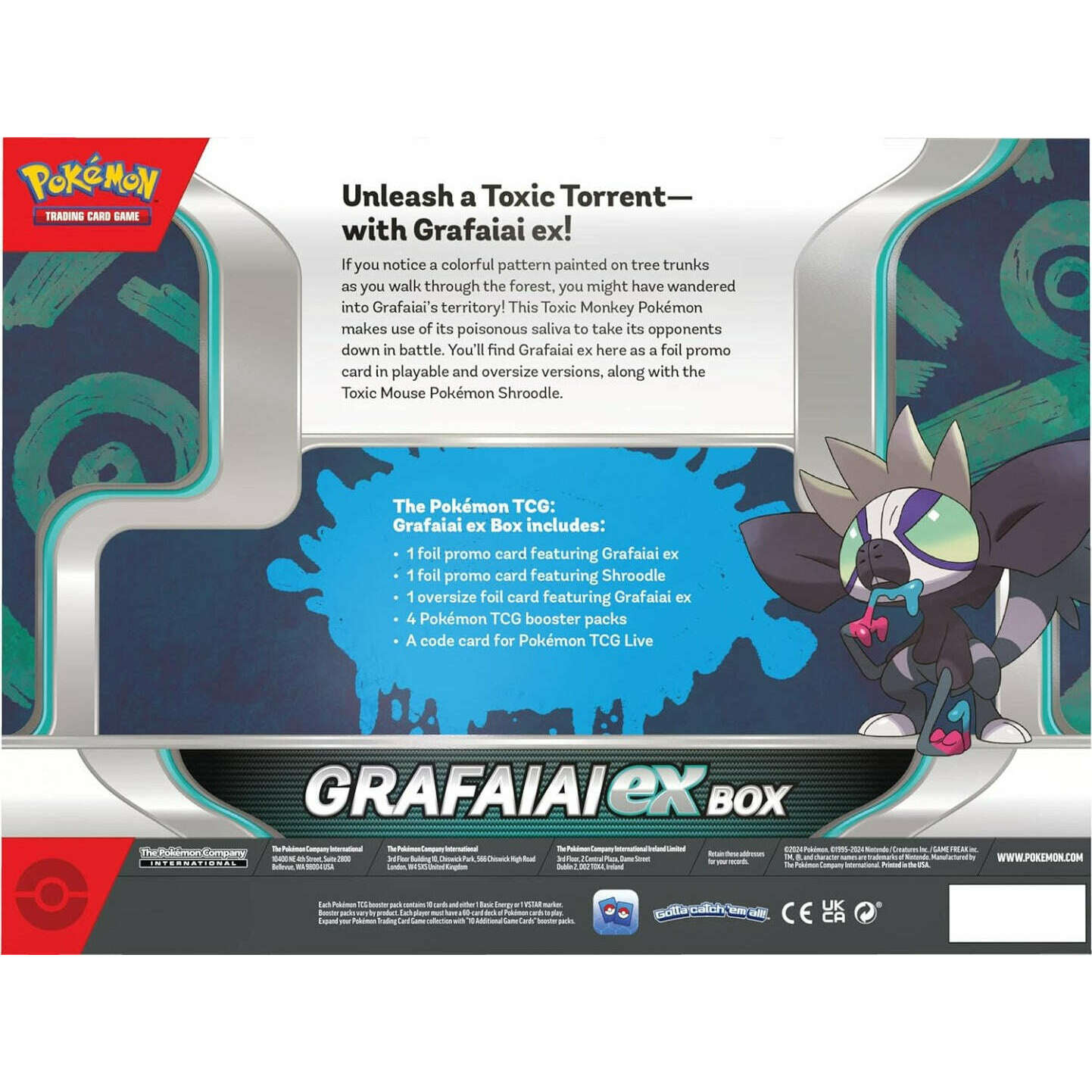 Toys N Tuck:Pokemon TCG Grafaiai EX Box,Pokemon