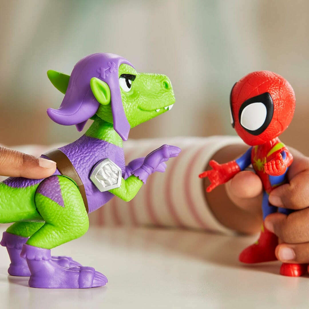 Toys N Tuck:Marvel Spidey And His Amazing Friends Spidey & Goblin Raptor,Spider-man