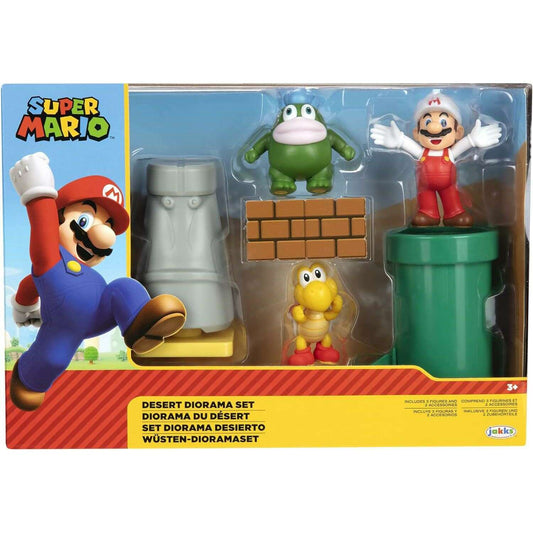 Toys N Tuck:Super Mario 2.5 Inch Desert Diorama Set,Mario