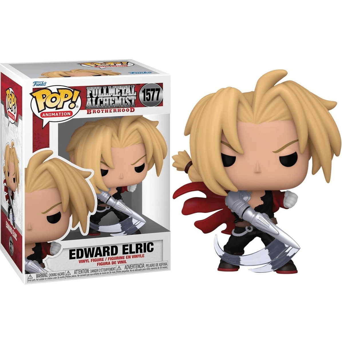 Toys N Tuck:Pop Vinyl - FullMetal Alchemist Brotherhood - Edward Elric 1577,FullMetal Alchemist Brotherhood