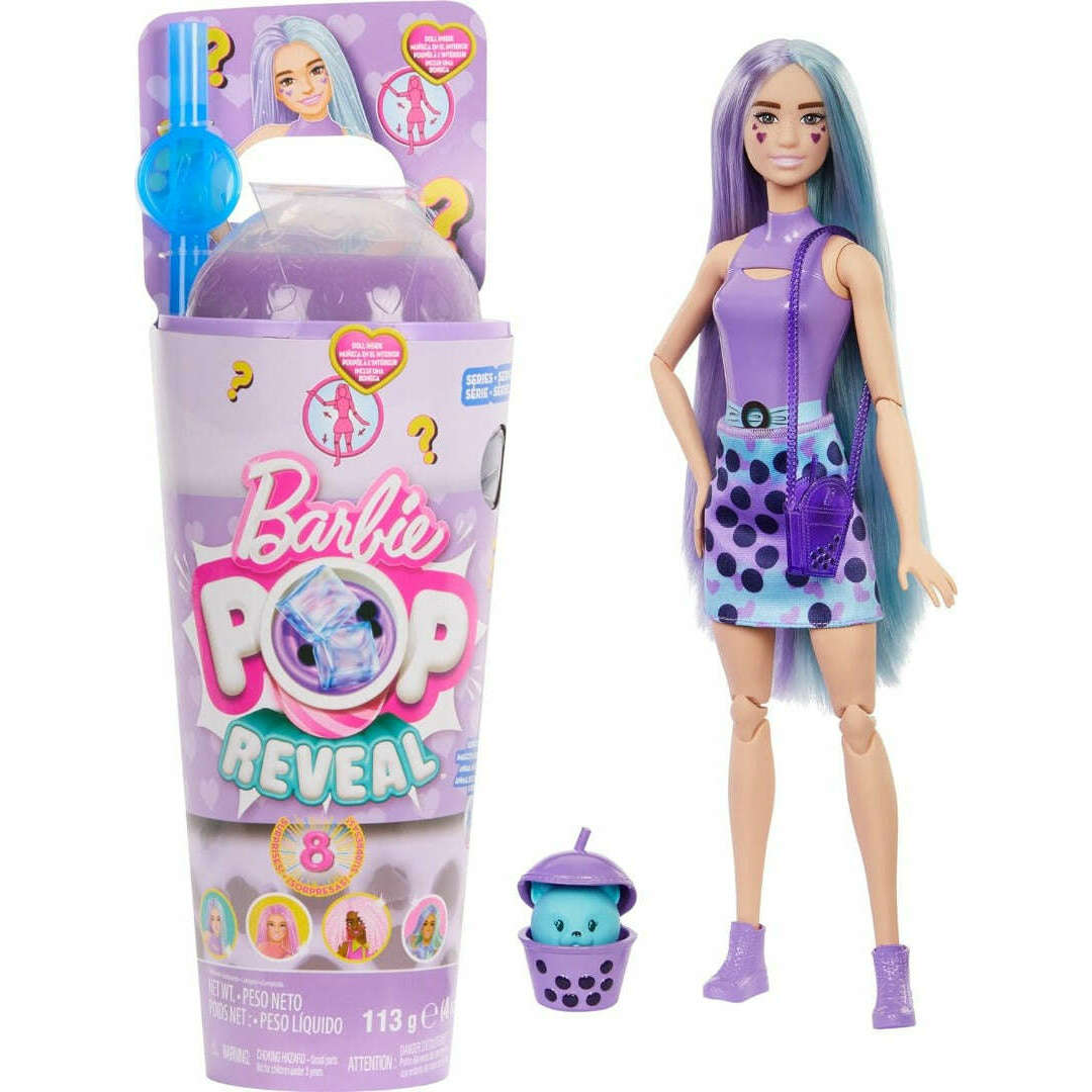 Toys N Tuck:Barbie Pop Reveal Bubble Tea Series - Taro Milk,Barbie